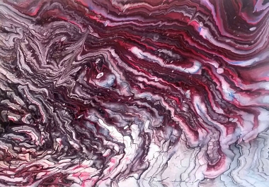 Crackled Red Artwork