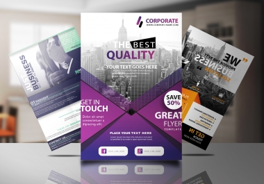 High Quality Professional Flyer/Poster/Brochure Design