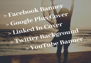 Social Media Cover Design Service for all social sites